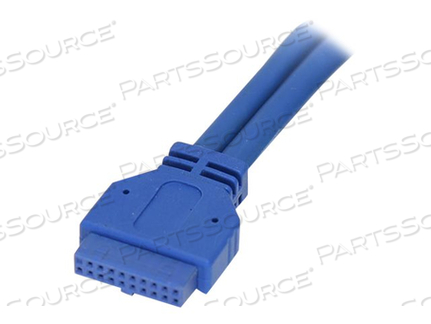 EXTEND A USB 3.0 MOTHERBOARD HEADER INTO TWO PANEL-MOUNT USB 3.0-A PORTS - PANEL by StarTech.com Ltd. EXTEND A USB 3.0 MOTHERBOARD HEADER INTO TWO PANEL-MOUNT USB 3.0-A PORTS - PANEL by StarTech.com Ltd.