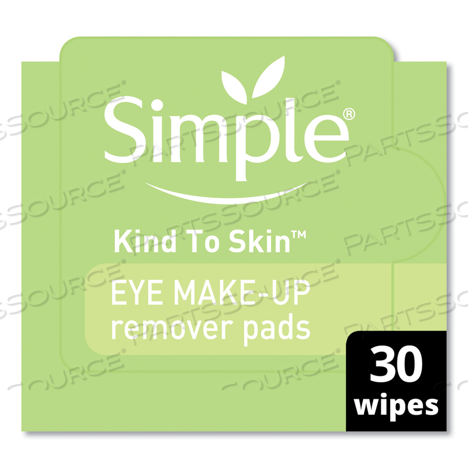 EYE AND SKIN CARE, EYE MAKE-UP REMOVER PADS, 30/PACK, 6 PACKS/CARTON 