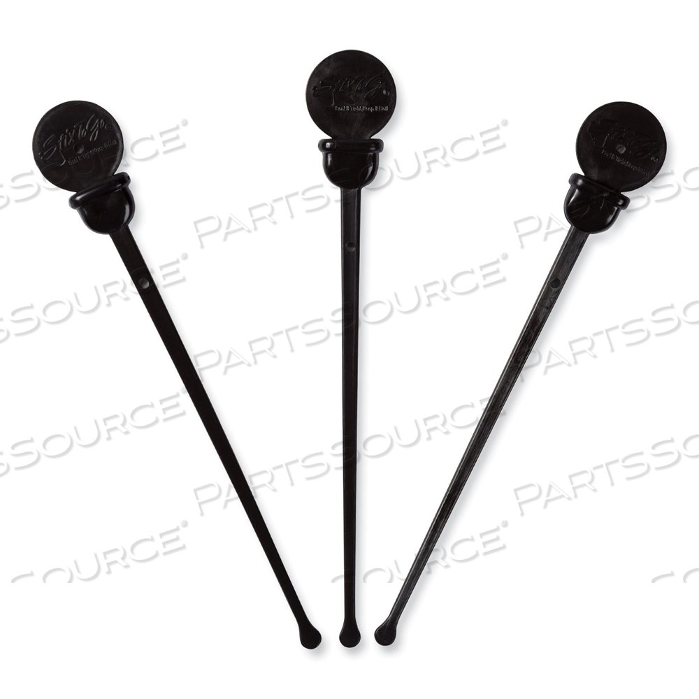 BEVERAGE PLUGS, 4.75", BLACK by Royal Paper