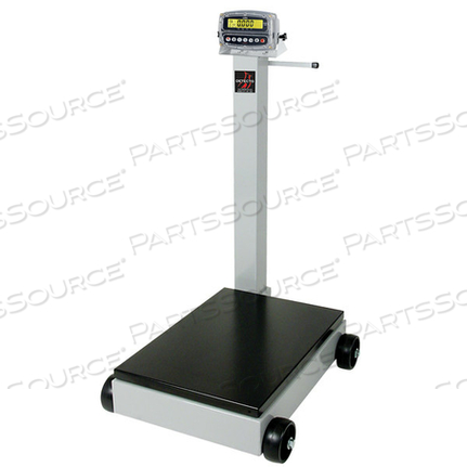 PORTABLE DIGITAL FLOOR SCALE, 1000 LB WITH 190 INDICATOR AND TOWER DISPLAY, LEGAL FOR TRADE 