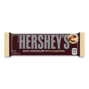 MILK CHOCOLATE WITH ALMONDS, 1.45 OZ BAR, 36/BOX by Hershey's