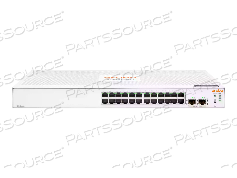 HPE ARUBA INSTANT ON 1830 24G 2SFP SWITCH, SWITCH, SMART, 24 X 10/100/1000 + 2 X GIGABIT SFP, DESKTOP, RACK-MOUNTABLE by HP (Hewlett-Packard)