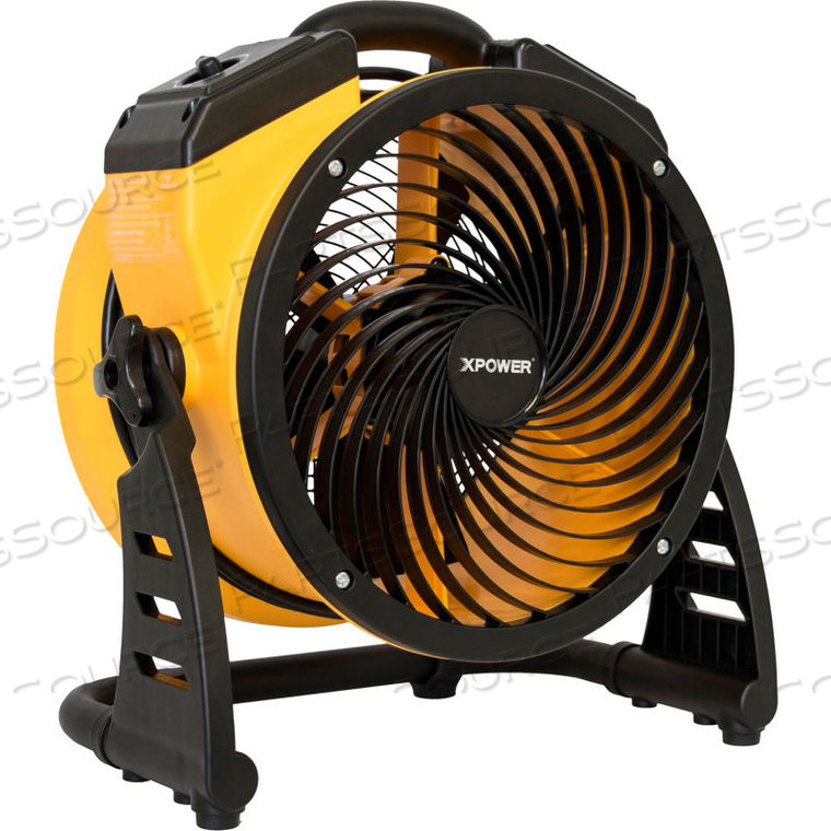 1100 CFM 4 SPEED PORTABLE MULTIPURPOSE 11" PRO AIR CIRCULATOR UTILITY FAN by Xpower Manufacure, Inc