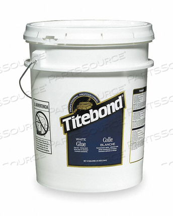 WHITE WOOD GLUE 640.00 OZ. by Titebond WHITE WOOD GLUE 640.00 OZ. by Titebond
