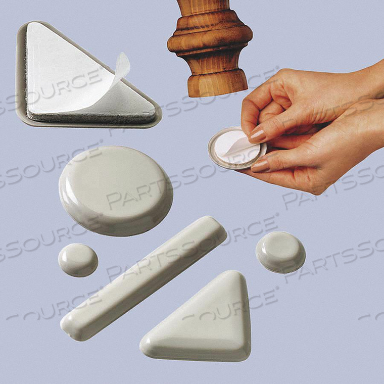 FURNITURE GLIDE SELF-STICK ROUND 3/4 PK8 by MASTER CASTER COMPANY FURNITURE GLIDE SELF-STICK ROUND 3/4 PK8 by MASTER CASTER COMPANY