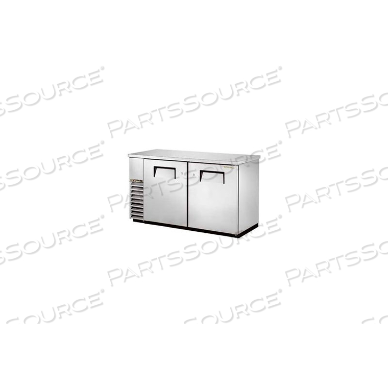 TBB-24-60-S BACK BAR COOLER 2 SECTION - 61-1/8"W X 23-7/8"D X 35-5/8"H by True Food Service Equipment