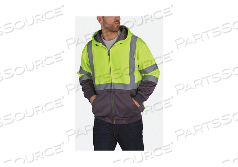 HI-VIZ SWEATSHIRT YELLOW/BLK POLYMIDE M by Utility Pro Wear HI-VIZ SWEATSHIRT YELLOW/BLK POLYMIDE M by Utility Pro Wear