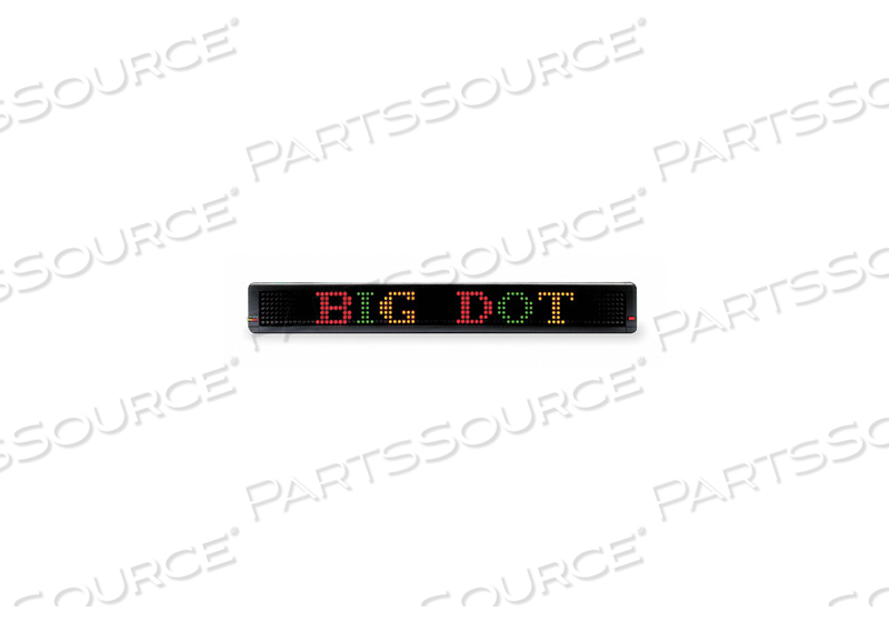 MESSAGE DISPLAY SIGN 45-5/8 W X 4 H by Adaptive Micro Systems MESSAGE DISPLAY SIGN 45-5/8 W X 4 H by Adaptive Micro Systems