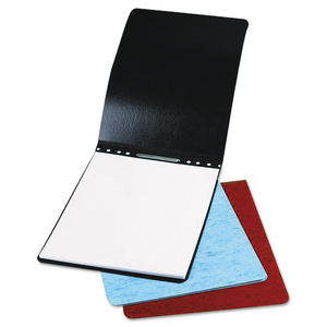 PRESSTEX REPORT COVER WITH TYVEK REINFORCED HINGE, TOP BOUND, TWO-PIECE PRONG FASTENER, 2" CAPACITY, 11 X 14,  RED/RED by ACCO Brands