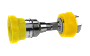 QUICK CONNECT COUPLER, DISS FEMALE HAND TIGHT NUT AND NIPPLE, AIR, YELLOW by Bay Corporation