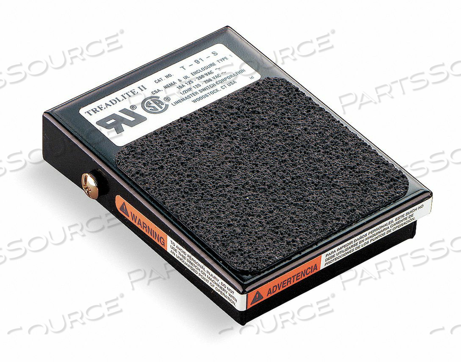 LIGHT DUTY FOOT SWITCH MOMENTARY ACTION by Linemaster Switch Corporation LIGHT DUTY FOOT SWITCH MOMENTARY ACTION by Linemaster Switch Corporation