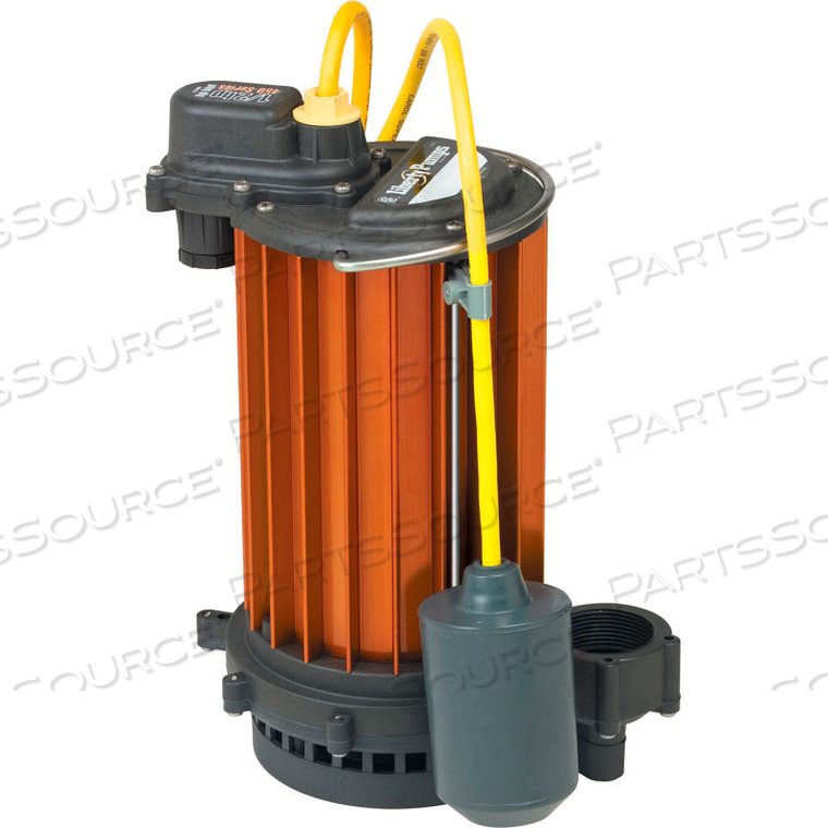 MANUAL HIGH TEMPERATURE SUMP PUMP, 1/2 HP, 115V, 10' CORD, 180F by Liberty Pumps MANUAL HIGH TEMPERATURE SUMP PUMP, 1/2 HP, 115V, 10' CORD, 180F by Liberty Pumps