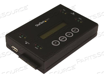 1:1 STANDALONE SATA HARD DRIVE DUPLICATOR AND ERASER PERFORMS DISK CLONING AND E by StarTech.com Ltd.