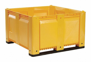 J2330 BULK CONTAINER YELLOW 24IN.H by Decade Products