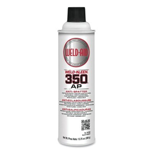 WELD-KLEEN 350 AP ANTI-SPATTER, 16 OZ AEROSOL CAN, 13.75 WT OZ, RED by Weld-Aid WELD-KLEEN 350 AP ANTI-SPATTER, 16 OZ AEROSOL CAN, 13.75 WT OZ, RED by Weld-Aid