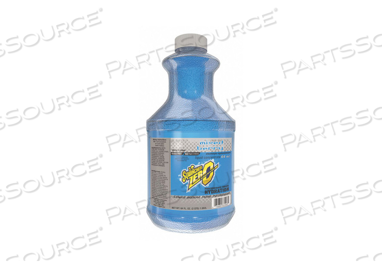 5 GAL YIELD ZERO LIQUID CONCENTRATE SUGAR FREE, MIXED BERRY by Sqwincher 5 GAL YIELD ZERO LIQUID CONCENTRATE SUGAR FREE, MIXED BERRY by Sqwincher