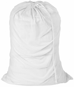 LAUNDRY BAG WHITE MESH by Honey-Can-Do LAUNDRY BAG WHITE MESH by Honey-Can-Do