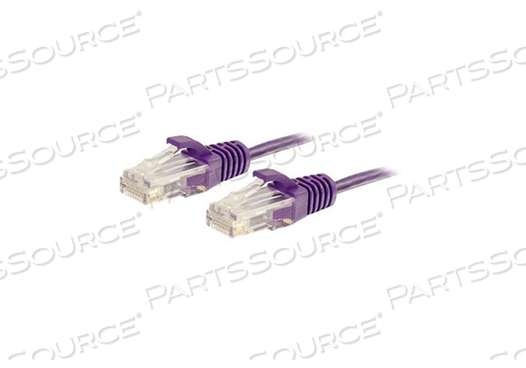 5FT CAT6 CABLE UTP SLIM 28AWG PURPLE by Legrand AV (C2G)
