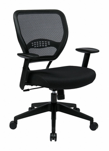 DESK CHAIR MESH BLACK 19 TO 23 SEAT HT by Office Star