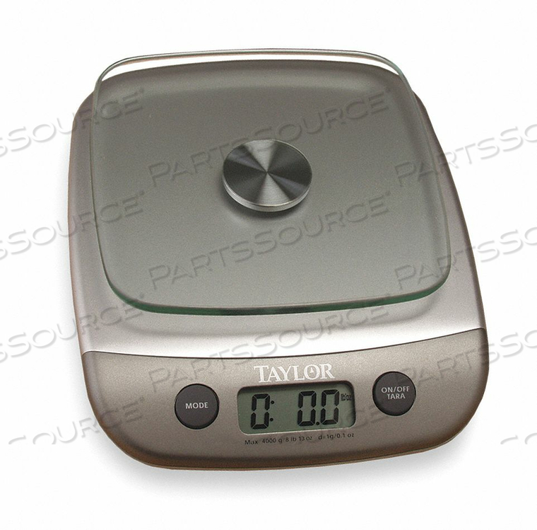 DIGITAL PORTIONING SCALE GLASS PLATFORM by Taylor DIGITAL PORTIONING SCALE GLASS PLATFORM by Taylor