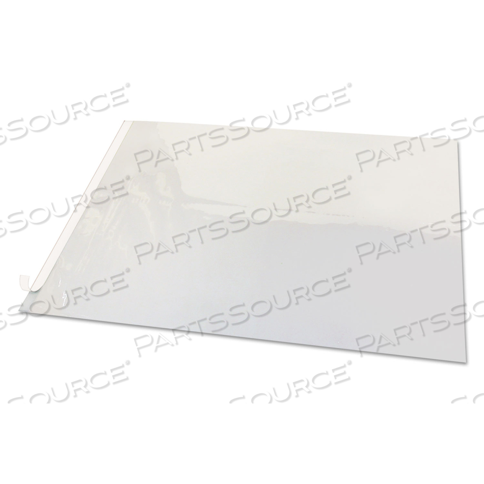 SECOND SIGHT CLEAR PLASTIC DESK PROTECTOR, WITH HINGED PROTECTOR, 21 X 17, CLEAR by Artistic