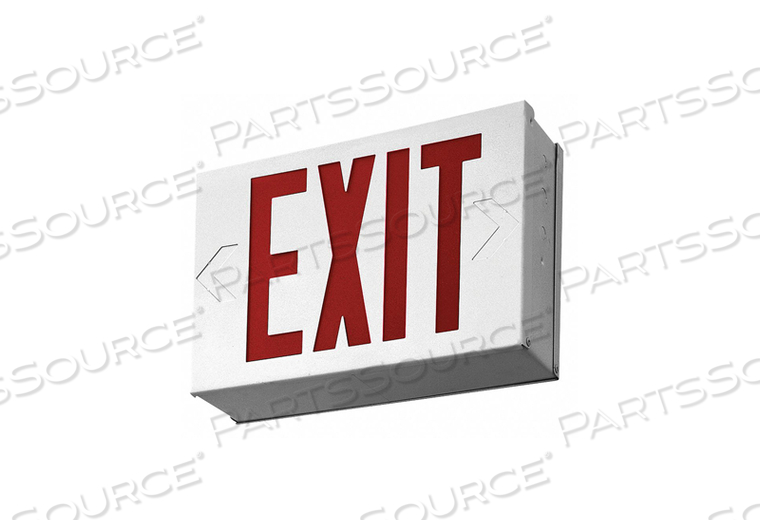 EXIT SIGN WITH BATTERY BACKUP 3.80W RED 