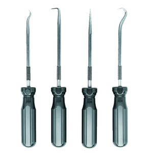 PICK AND HOOK SET STEEL 5-1/16IN.L 4 PCS by Ullman