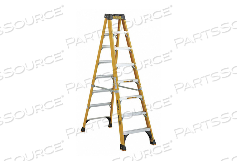 STEPLADDER FIBERGLASS 8 FT H 500 LB CAP by DeWalt STEPLADDER FIBERGLASS 8 FT H 500 LB CAP by DeWalt
