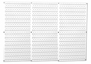 G0361 PEGBRD PANEL 32 RND HOLE/SLOTTED WHITE by Wall Control Pegboard G0361 PEGBRD PANEL 32 RND HOLE/SLOTTED WHITE by Wall Control Pegboard