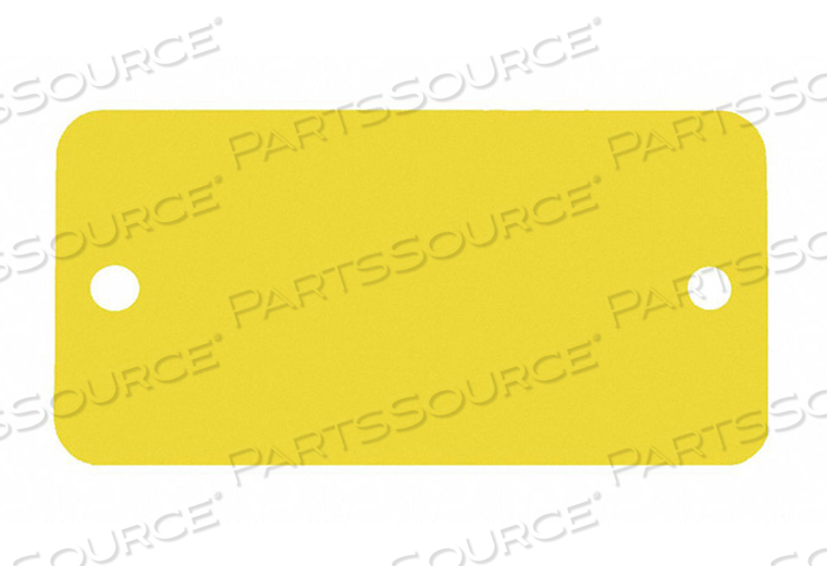 BLANK TAG RECTANGLE YELLOW PK5 by C.H. Hanson