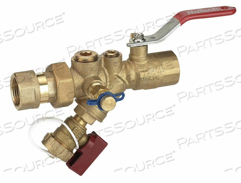 COMBINATION STRAINER VALVE 1-1/2 IN FNPT by Nutech