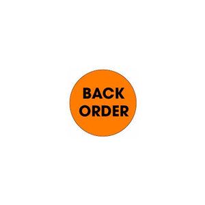 BACKORDER 2" DIA. - FLUORESCENT ORANGE / BLACK by Decker Tape Products