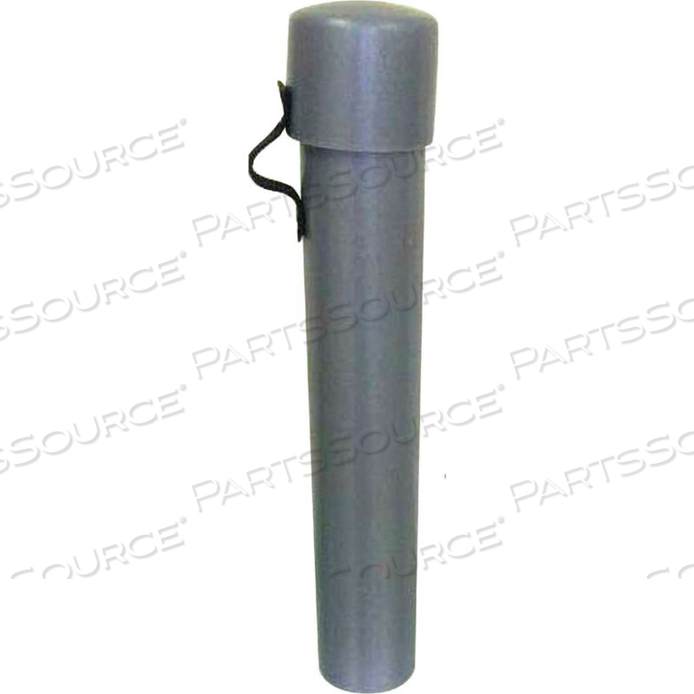 DOCUMENT STORAGE TUBE 13"L X 2-1/8"W X 13"H- GRAY by Forte Product Solutions DOCUMENT STORAGE TUBE 13"L X 2-1/8"W X 13"H- GRAY by Forte Product Solutions