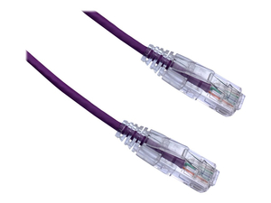 AXIOM BENDNFLEX ULTRA-THIN - PATCH CABLE - RJ-45 (M) TO RJ-45 (M) - 12 FT - UTP - CAT 6 - SNAGLESS - PURPLE by Axiom