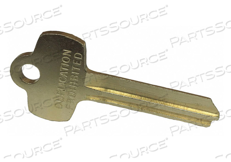 KEY BLANK KEYWAY TYPE E NUMBER OF PINS 0 by Delta Lock KEY BLANK KEYWAY TYPE E NUMBER OF PINS 0 by Delta Lock