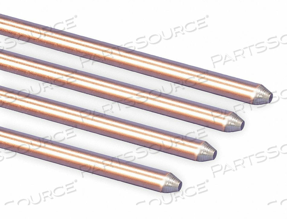 GROUND ROD DIA 5/8 IN 8 FT L by Nvent Erico