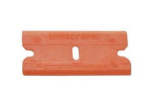 SCRAPER BLADE ORANGE PLASTIC PK100 by Miniscraper