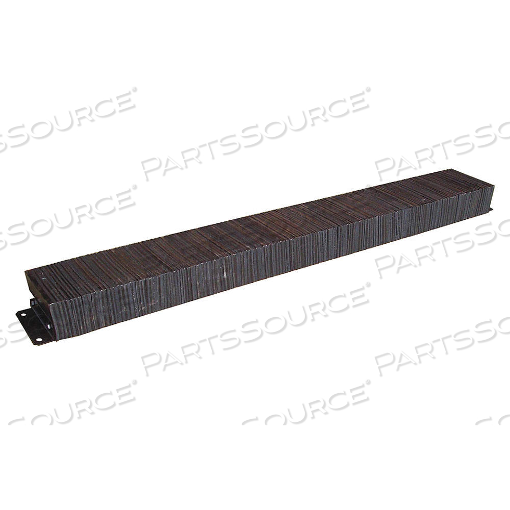 DOCK BUMPER, RECTANGULAR, 92 1/2 IN BUMPER WD, 12 IN BUMPER HT, 6 IN BUMPER DP, LAMINATED RUBBER by Approved Vendor