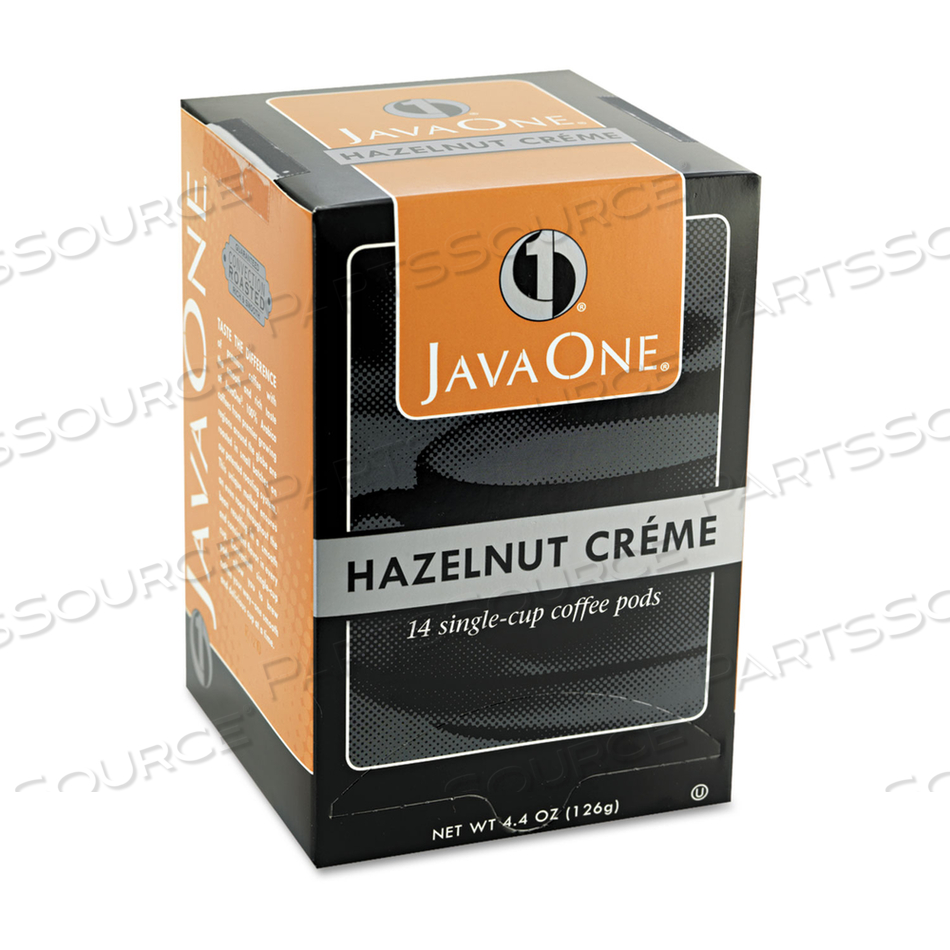 COFFEE PODS, HAZELNUT CREME, SINGLE CUP by Java One COFFEE PODS, HAZELNUT CREME, SINGLE CUP by Java One
