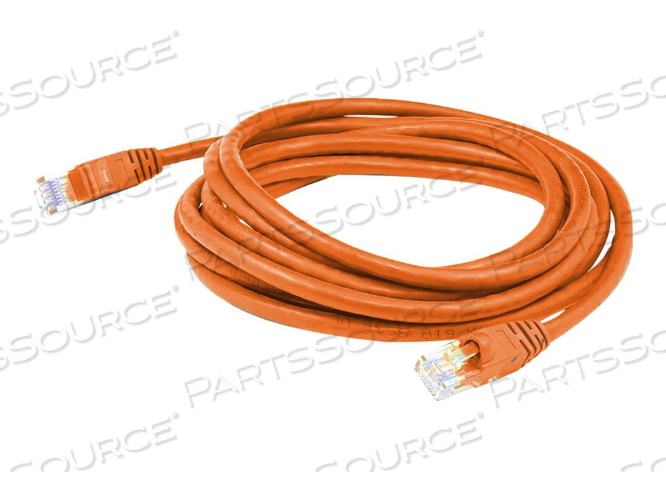 ADDON, PATCH CABLE, RJ-45 (M) TO RJ-45 (M), 20 FT, UTP, CAT 6A, SNAGLESS, ORANGE by ADDON