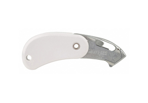 E5744 FOLDING SAFETY CUTTER 4 IN. WHITE PK12 by Pacific Handy Cutter Inc