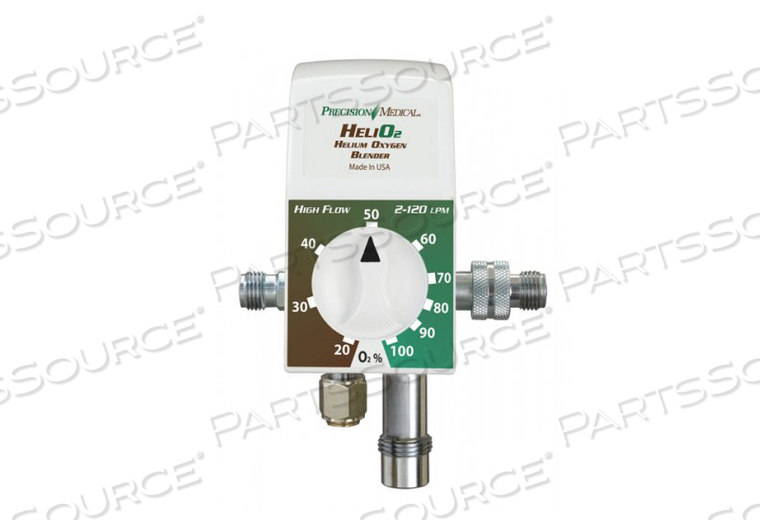 PM - PRECISION MEDICAL HELIOX HIGH FLOW OXYGEN BLENDER (OVERHAUL) PM - PRECISION MEDICAL HELIOX HIGH FLOW OXYGEN BLENDER (OVERHAUL)