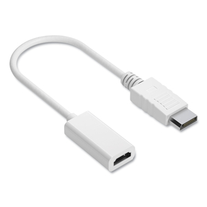 DISPLAYPORT TO HDMI ADAPTER, 6", WHITE by NXT Technologies