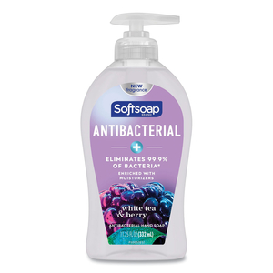 ANTIBACTERIAL HAND SOAP, WHITE TEA AND BERRY FUSION, 11.25 OZ PUMP BOTTLE, 6/CARTON by Softsoap