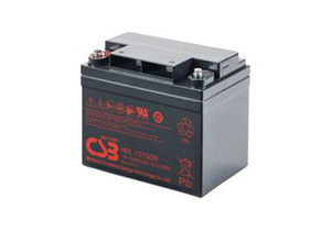 BATTERY, SEALED LEAD ACID, 12V, 37 AH, THREADED INSERT FOR PHS WEST ERGO EXPRESS PTC1 by CSB TECHNOLOGIES