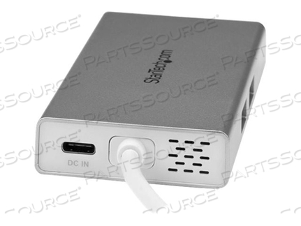 USB-C TRAVEL DOCK W/ 4K 30HZ HDMI VIDEO DISPLAY, 2X USB-A 3.0, GBE, 60W PD PASS by StarTech.com Ltd.