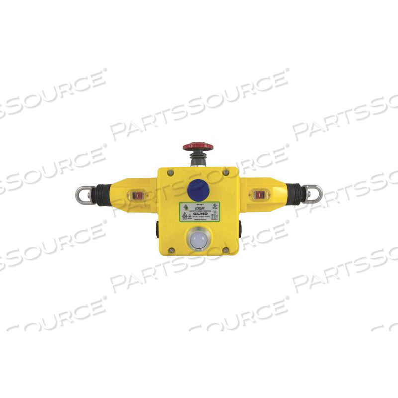 GLHD ROPE PULL SWITCH W/E STOPS/LED, 4NC 2NO, 1/2NPT, DIE CAST by IDEM Safety Switches Usa GLHD ROPE PULL SWITCH W/E STOPS/LED, 4NC 2NO, 1/2NPT, DIE CAST by IDEM Safety Switches Usa
