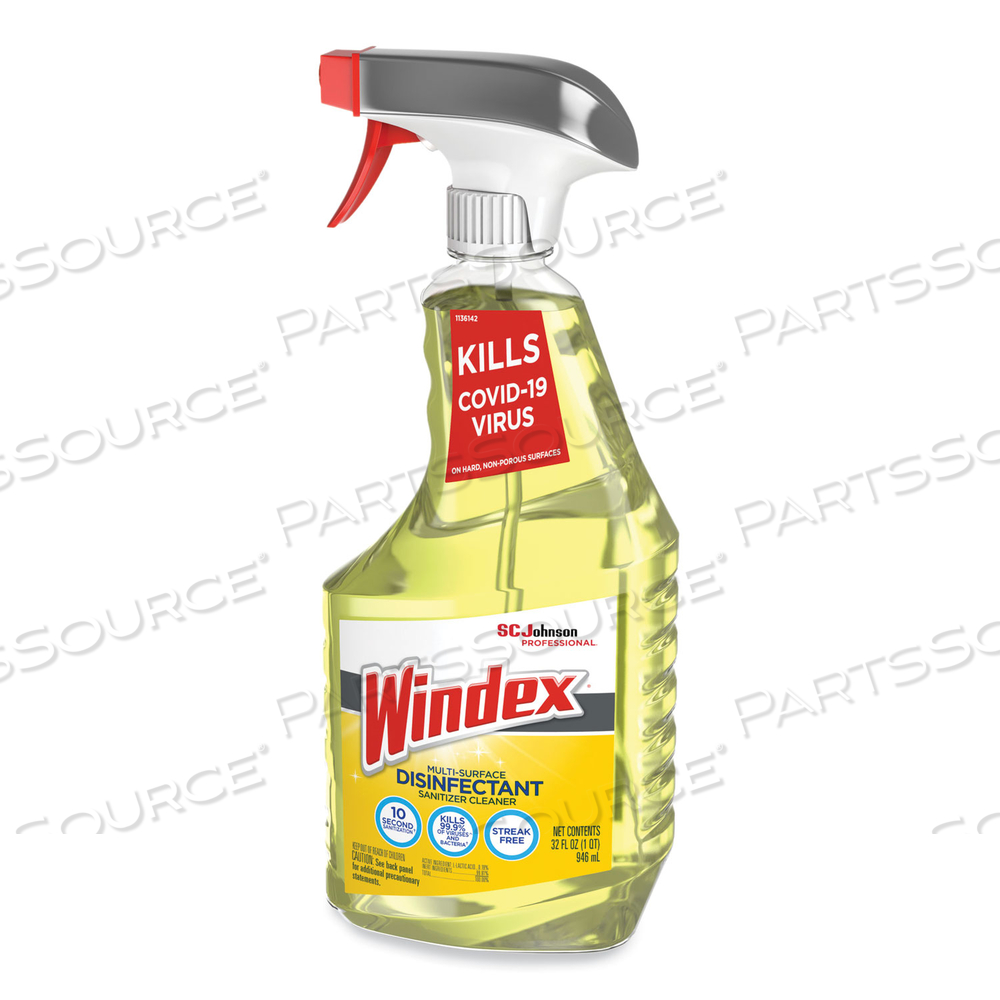 MULTI-SURFACE DISINFECTANT CLEANER, CITRUS SCENT, 32 OZ SPRAY BOTTLE by Windex
