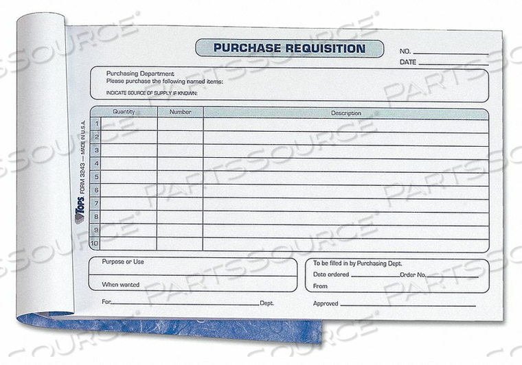 PURCHASE REQUISITION PAD PK2 