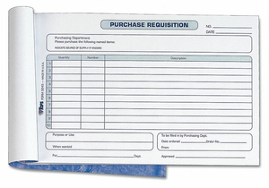 PURCHASE REQUISITION PAD PK2 by Tops
